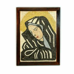 Mary hand made natural stone mosaic