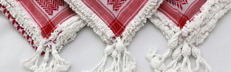 Authentic Jordanian and Palestinian Kufiyyeh Kufiyyah Shmagh Shemagh Scarf