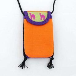 Alternative view of Embroidered mobile phone sac