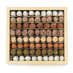 Jewel chocolate dipped date trufles covered with nuts, 1kg pack