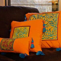 Embroidered 3 pieces cushion set